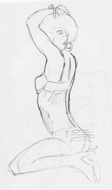 burlesque figure drawing